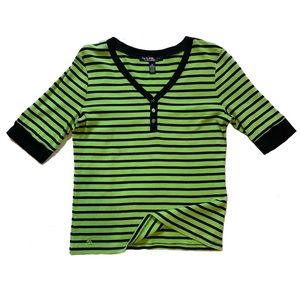 Lauren Ralph Lauren V-Neck top Sz M